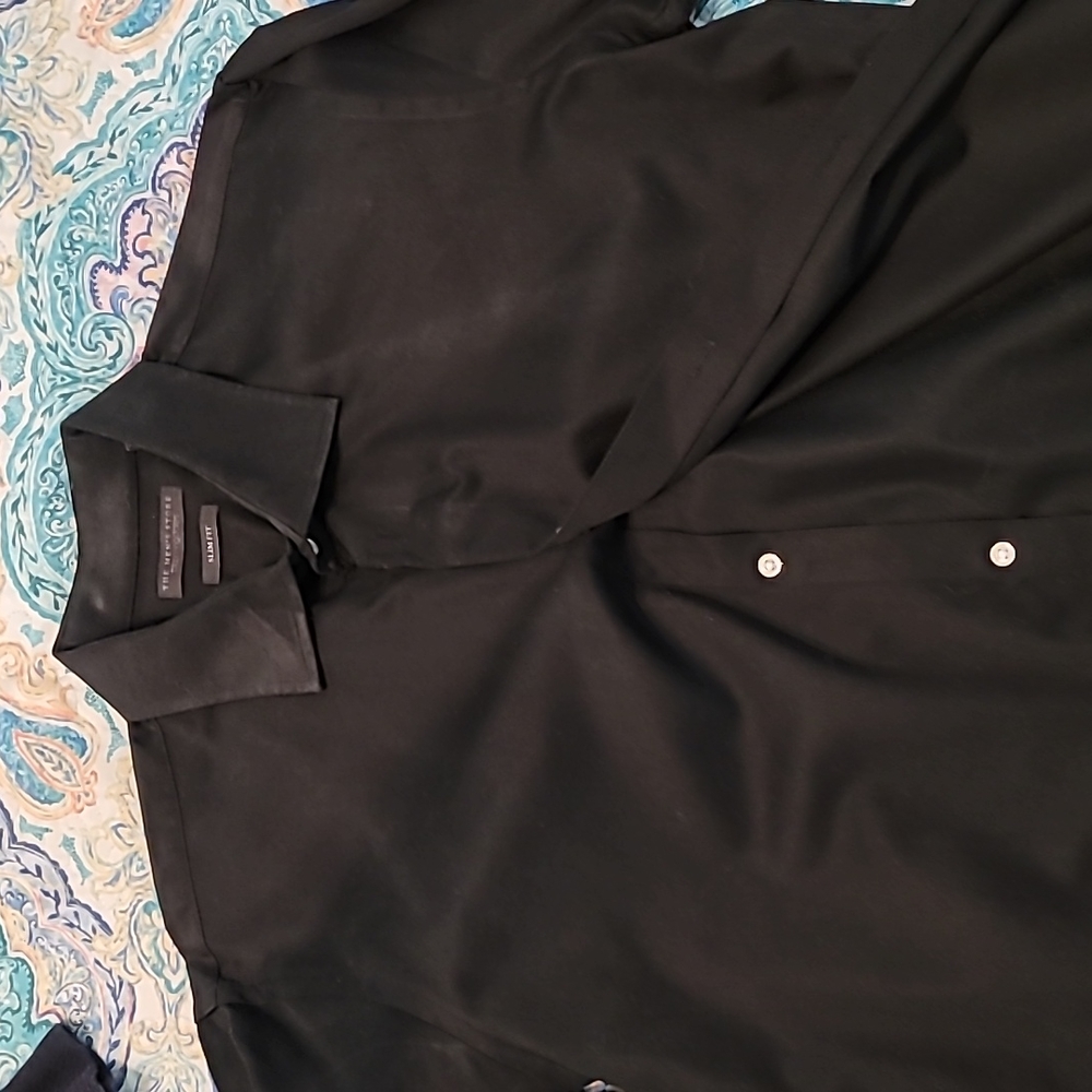 Black dress shirt